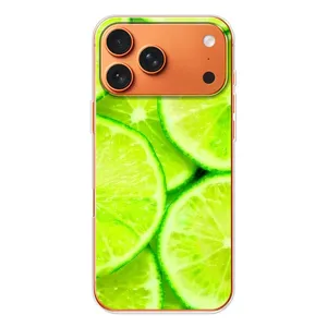 Чохол з зображенням смачної їжі для iPhone 17 Pro Max (Лайм)