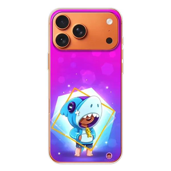Чехол с рисунком «Леон в костюме Акулы» для iPhone 17 Pro Max