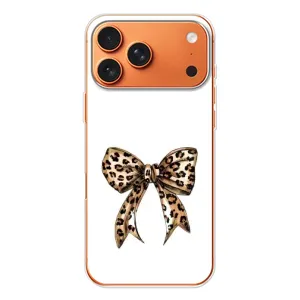 Чохол банти для iPhone 17 Pro Max (Леопардовий бант)