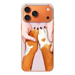 Чехол (ТПУ) Милые собачки для iPhone 17 Pro Max (Любовь к собакам)