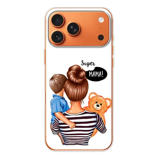 Чехол с рисунком «Мама и сын» для iPhone 17 Pro Max Чехол с рисунком «Мама и сын» для iPhone 17 Pro Max