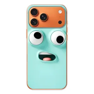 Силиконовые Чехлы (смешные стикеры) для iPhone 17 Pro Max (Забавное мятное лицо)