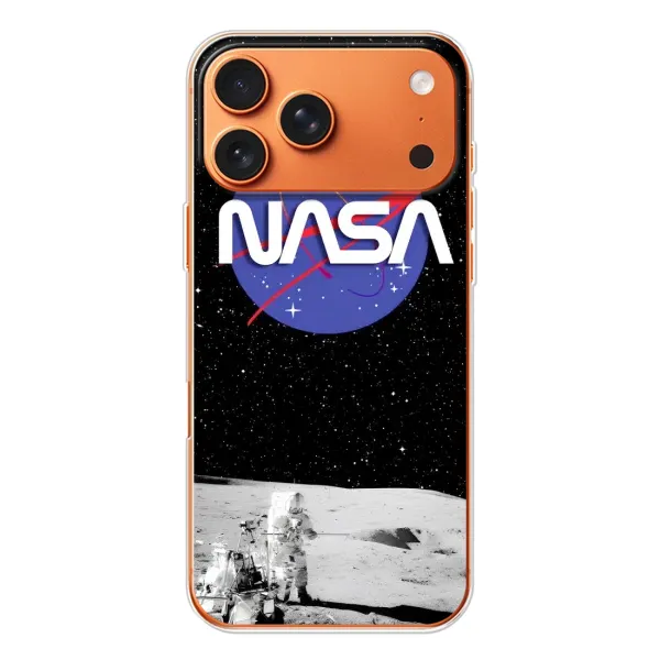 Чехол с рисунком «Nasa на луне» для iPhone 17 Pro Max Чехол с рисунком «Nasa на луне» для iPhone 17 Pro Max