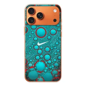 Силіконовый Чохол на iPhone 17 Pro Max з картинкою НАЙК (Найк зелений)