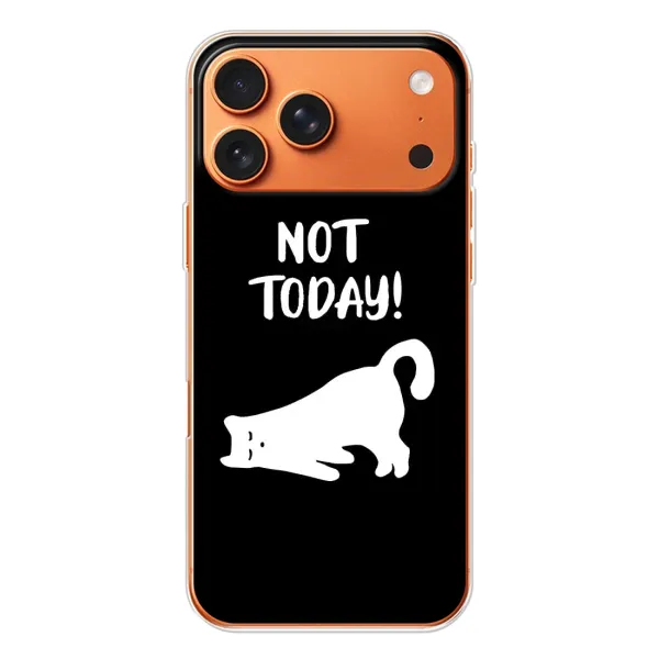 Чехол с рисунком «Not Today» для iPhone 17 Pro Max Чехол с рисунком «Not Today» для iPhone 17 Pro Max