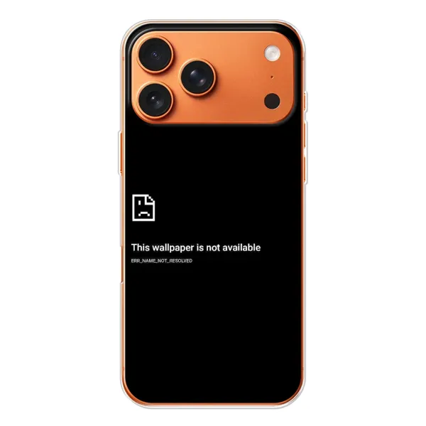 Чехол с рисунком «Ошибка» для iPhone 17 Pro Max Чехол с рисунком «Ошибка» для iPhone 17 Pro Max