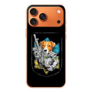 Чехол с принтом для iPhone 17 Pro Max (Патрон Воин)