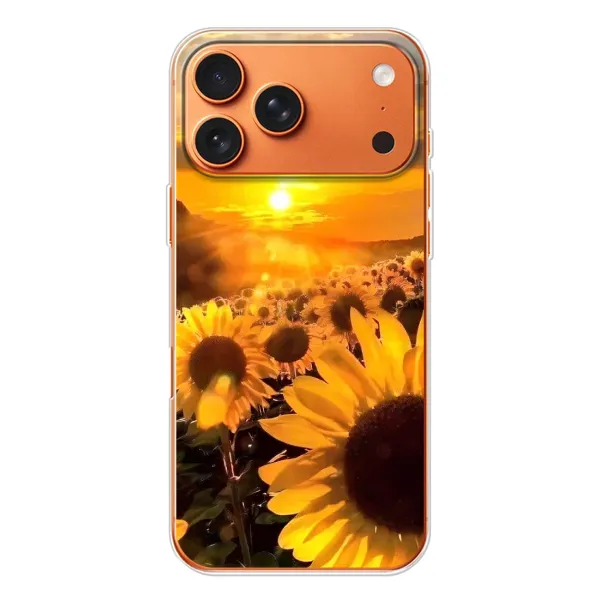 Чехол с рисунком «поле подсолнухов» для iPhone 17 Pro Max