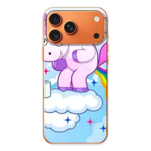 Чехол Unicorn на iPhone 17 Pro Max (Радуга единорожка)