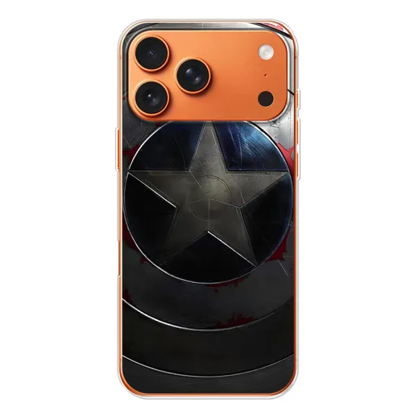 Чехол с рисунком «Ретро Щит Капитана» для iPhone 17 Pro Max Чехол с рисунком «Ретро Щит Капитана» для iPhone 17 Pro Max