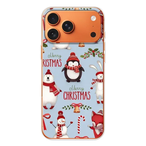 Чехол с рисунком «Рождественский» для iPhone 17 Pro Max
