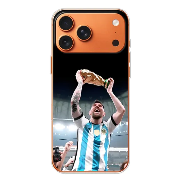 Чохол з малюнком «Щасливий Мессі» для iPhone 17 Pro Max Чохол з малюнком «Щасливий Мессі» для iPhone 17 Pro Max