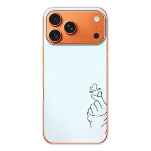 Чехлы (Знак сердечка) на iPhone 17 Pro Max (Сердце на голубом)