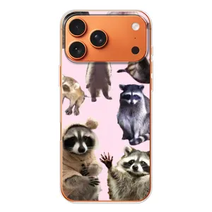 Силиконовый Чехол с Енотами на iPhone 17 Pro Max (Смешные Еноты)