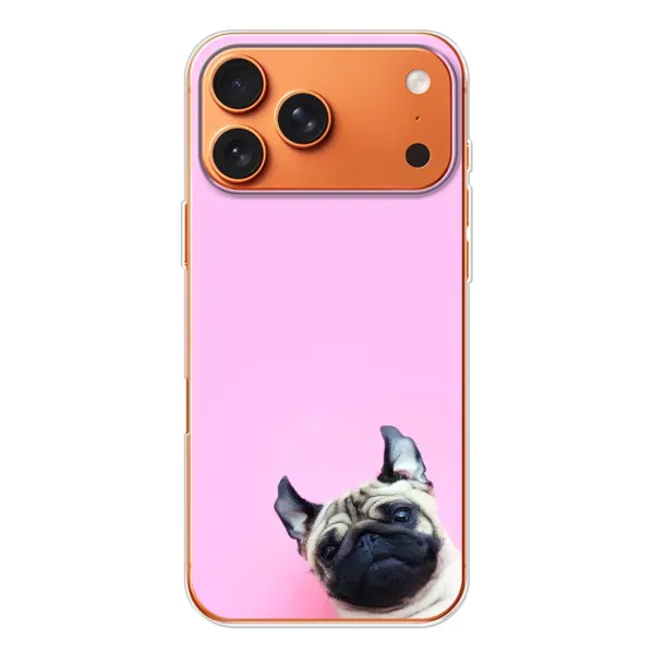 Чехол с рисунком «Собака на розовом» для iPhone 17 Pro Max Чехол с рисунком «Собака на розовом» для iPhone 17 Pro Max