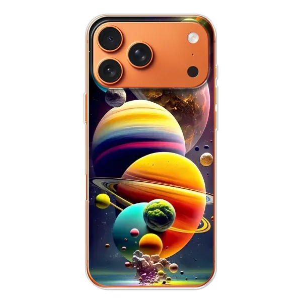 Чохол з малюнком «Сонячна система» для iPhone 17 Pro Max Чохол з малюнком «Сонячна система» для iPhone 17 Pro Max
