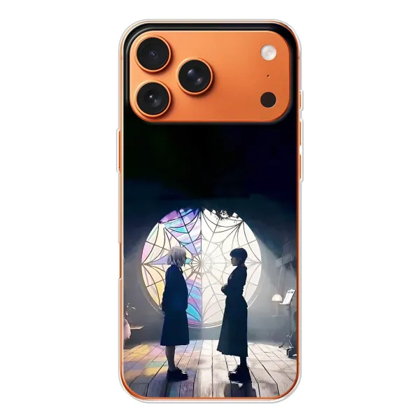 Чехол с рисунком «Уэнсдей и Энди» для iPhone 17 Pro Max Чехол с рисунком «Уэнсдей и Энди» для iPhone 17 Pro Max