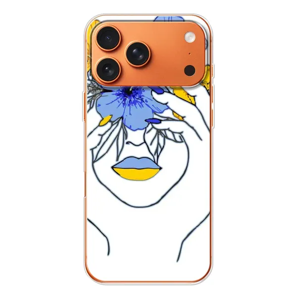 Чехол с рисунком «Украинка на всю голову» для iPhone 17 Pro Max Чехол с рисунком «Украинка на всю голову» для iPhone 17 Pro Max