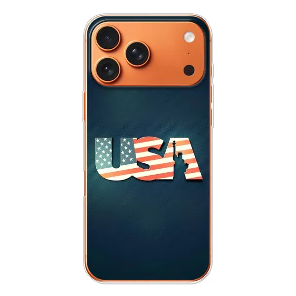 Чехол с рисунком «USA» для iPhone 17 Pro Max Чехол с рисунком «USA» для iPhone 17 Pro Max