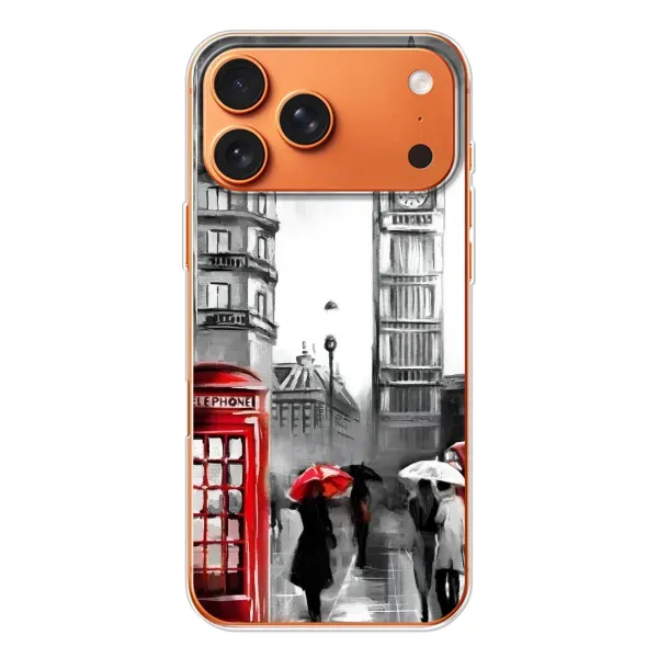 Чехол с рисунком «Вид на Биг Бен» для iPhone 17 Pro Max