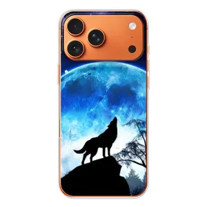 Чехол с Волком на iPhone 17 Pro Max (Воет на луну)