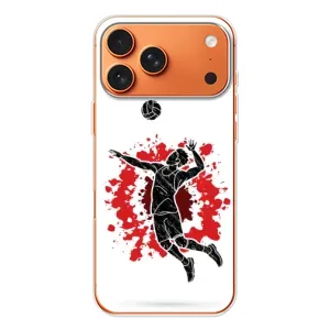 Чехлы с принтом Спортивная тематика для iPhone 17 Pro Max (Волейболист)
