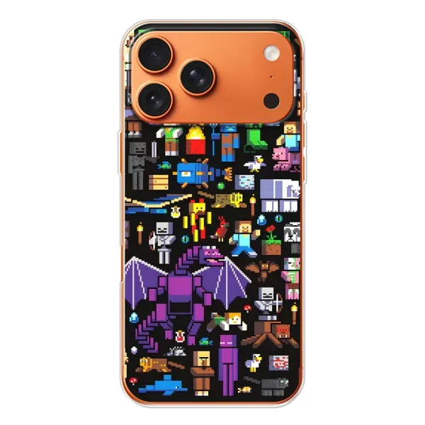 Чехол с рисунком «Все персонажи» для iPhone 17 Pro Max