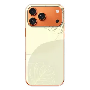 Чохол квітковий дизайн для iPhone 17 Pro Max (Зелений фон)