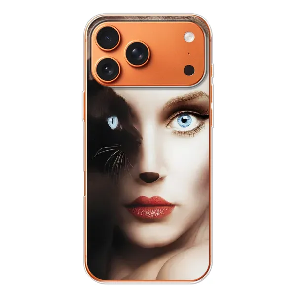 Чехол с рисунком «Женщина кошка» для iPhone 17 Pro Max Чехол с рисунком «Женщина кошка» для iPhone 17 Pro Max