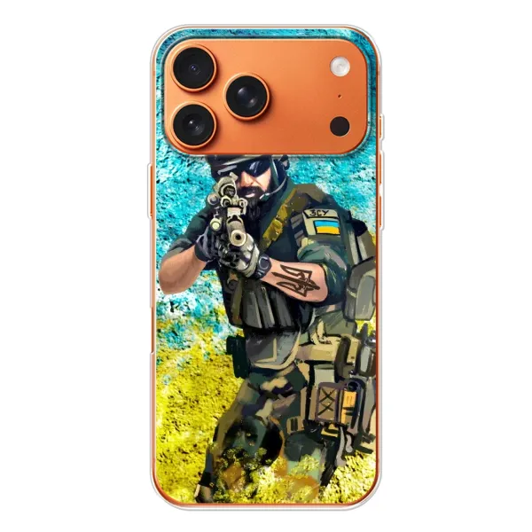 Чехол с рисунком «ЗСУ Воин» для iPhone 17 Pro Max Чехол с рисунком «ЗСУ Воин» для iPhone 17 Pro Max