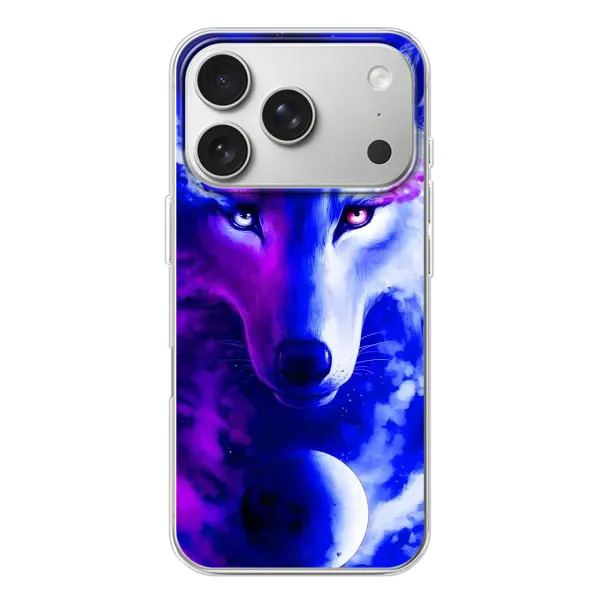 Чехол с рисунком «Арт-Волк» для iPhone 17 Pro