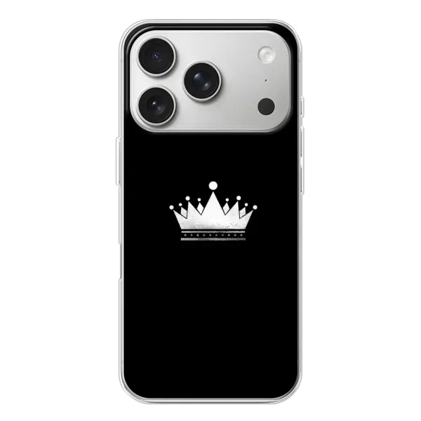 Чехол с рисунком «Белая корона» для iPhone 17 Pro