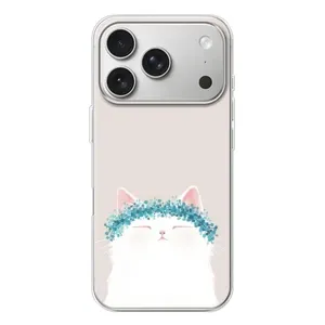 Чохол на тематику: Коти для iPhone 17 Pro (Білий котик)
