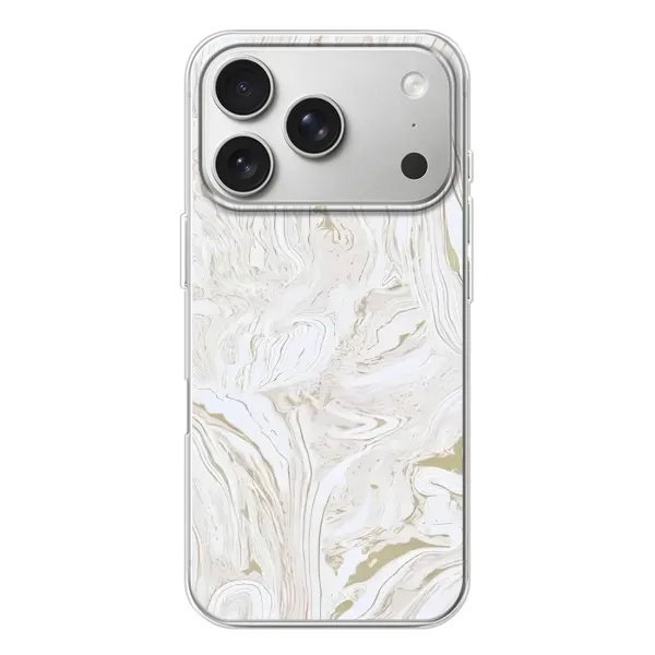 Чехол с рисунком «белый мрамор» для iPhone 17 Pro Чехол с рисунком «белый мрамор» для iPhone 17 Pro