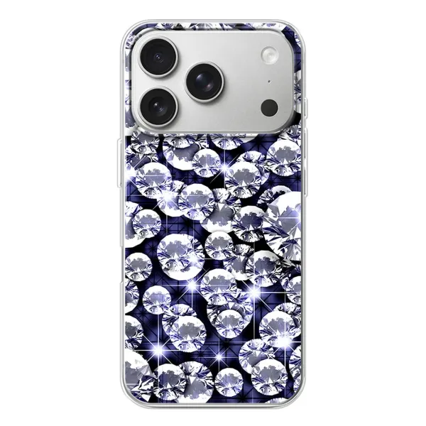 Чехол с рисунком «Бриллианты» для iPhone 17 Pro