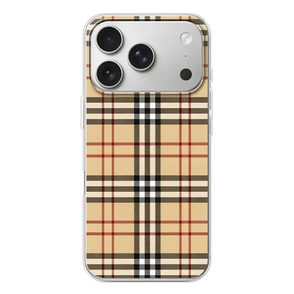 Чехол с рисунком «Burberry стиль» для iPhone 17 Pro Чехол с рисунком «Burberry стиль» для iPhone 17 Pro