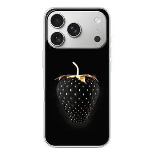 Чохол з зображенням смачної їжі для iPhone 17 Pro (Чорна полуниця)