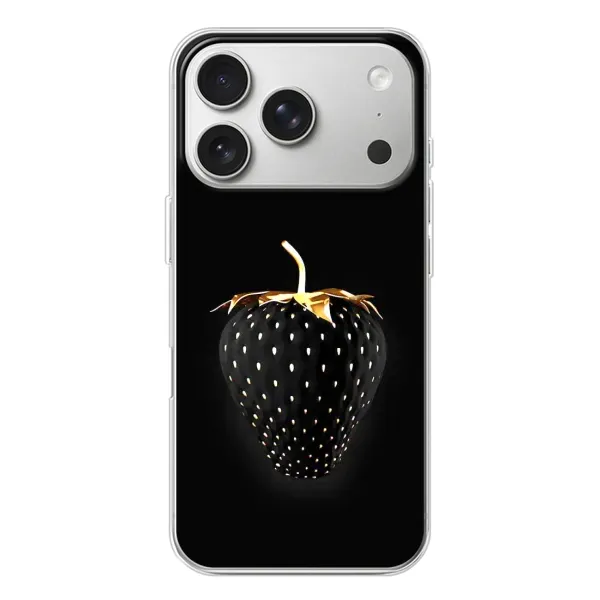 Чехол с рисунком «Чёрная клубника» для iPhone 17 Pro Чехол с рисунком «Чёрная клубника» для iPhone 17 Pro