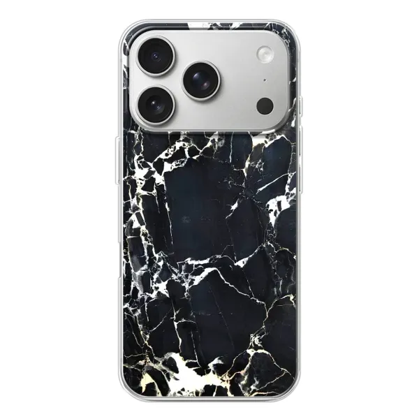 Чохол з малюнком «Чорний мрамор» для iPhone 17 Pro Чохол з малюнком «Чорний мрамор» для iPhone 17 Pro