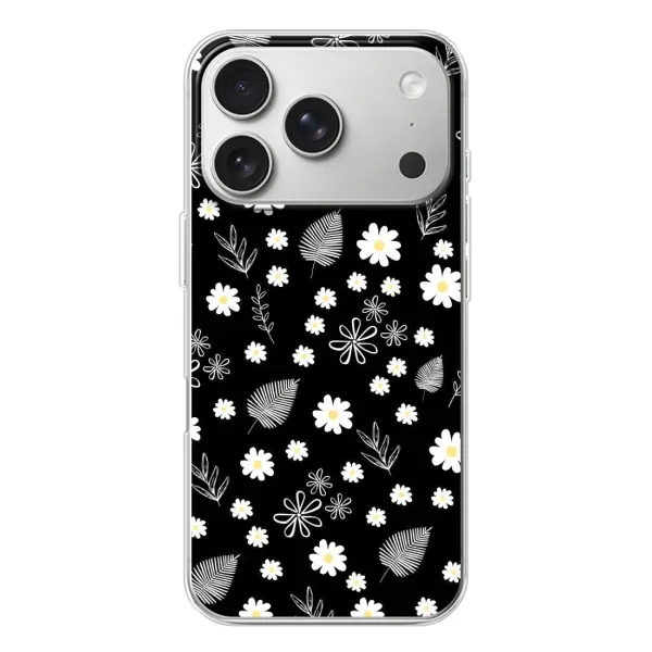 Чехол с рисунком «цветение на чорном» для iPhone 17 Pro Чехол с рисунком «цветение на чорном» для iPhone 17 Pro