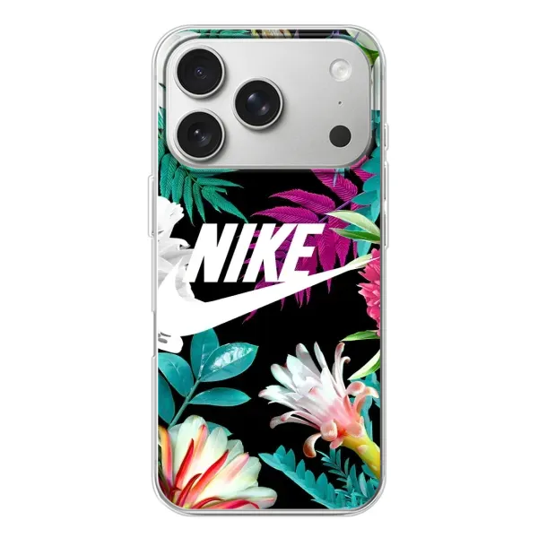 Чехол с рисунком «Цветочный Nike» для iPhone 17 Pro