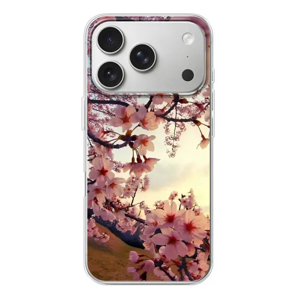 Чохол з малюнком «Квітуча сакура» для iPhone 17 Pro Чохол з малюнком «Квітуча сакура» для iPhone 17 Pro