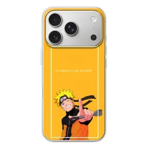 Чехлы с принтом Наруто на iPhone 17 Pro (Даттебаё)