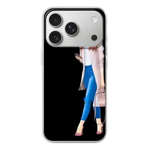 Чохол з картинкою Модні Дівчата iPhone 17 Pro (Дівчина з телефоном)