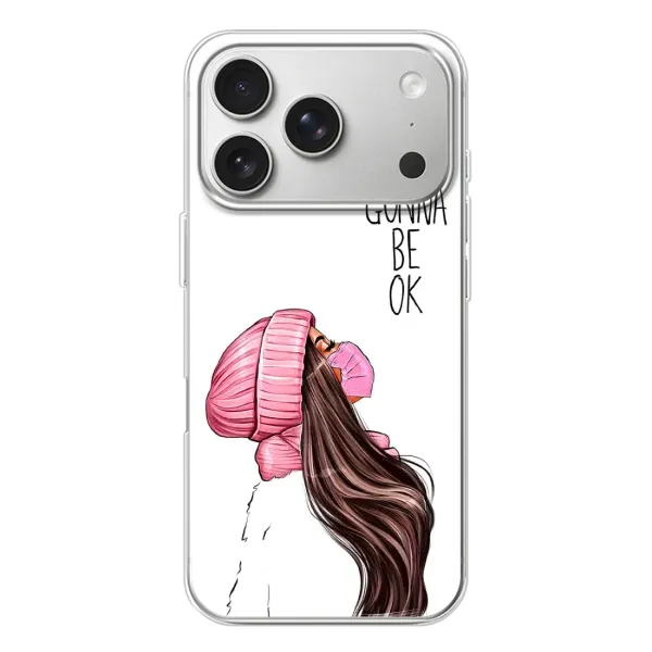 Чехол с рисунком «Девушка в маске» для iPhone 17 Pro Чехол с рисунком «Девушка в маске» для iPhone 17 Pro