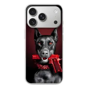 Чохол ДОБЕРМАН для iPhone 17 Pro (Доберман злий)
