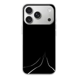 Чехол с картинками на черном фоне для iPhone 17 Pro (Дорога)