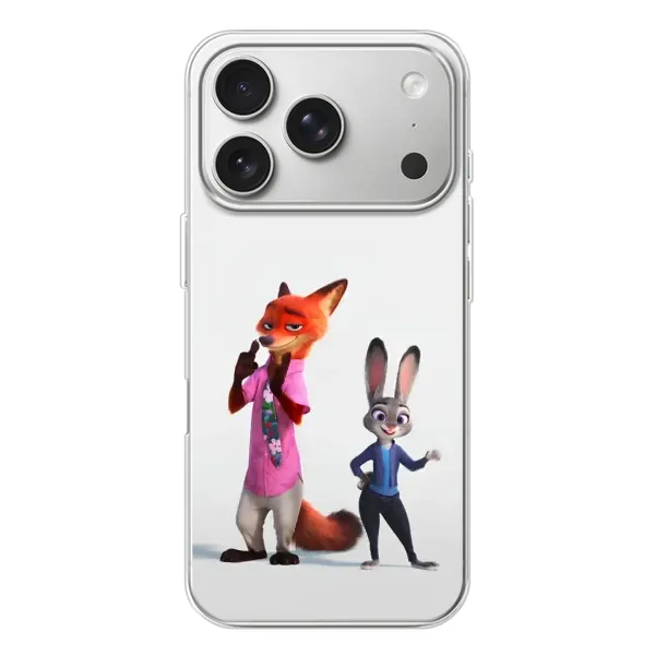 Чехол с рисунком «Джуди и Ник» для iPhone 17 Pro Чехол с рисунком «Джуди и Ник» для iPhone 17 Pro