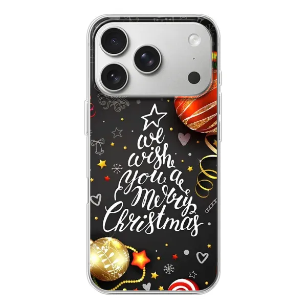 Чехол с рисунком «Елочка» для iPhone 17 Pro