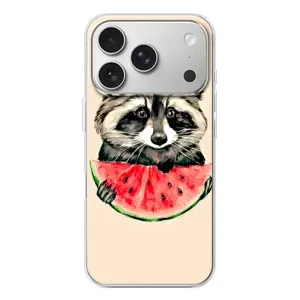 Силіконовий Чохол з Энотами на iPhone 17 Pro (Єнот)